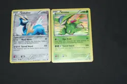 Pokemon Card Lot LP-PL Holo Rare Cobalion & Virizion Emerging Powers - Image 1