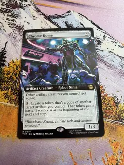 Chrome Dome - Extended Art Teenage Mutant Ninja Turtles MTG - Image 2