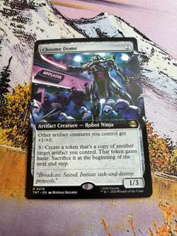 Chrome Dome - Extended Art Teenage Mutant Ninja Turtles MTG - Image 3