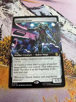 Chrome Dome - Extended Art Teenage Mutant Ninja Turtles MTG - Image 5