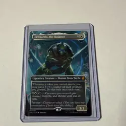 MTG Leonardo, the Balance (Borderless) Teenage Mutant Ninja Turtles Regular - Image 1
