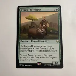 DILIGENT ZOOKEEPER mtg NM-M The Last Airbender rare - Image 1