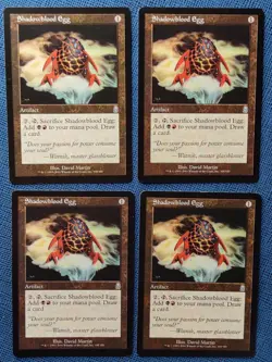 MTG 4x Shadowblood Egg x4 LP Odyssey Magic the Gathering Playset - Image 2