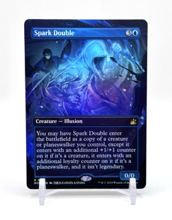 Spark Double (Anime Borderless) [Ravnica Remastered] Foil Near Mint - Image 1