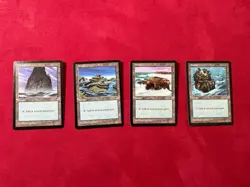 4 X Tempest Island Land Lot - Magic The Gathering MTG Vintage TMP - Image 1