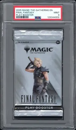 Psa 9 Magic The Gathering Final Fantasy Play Booster Pack - Image 1