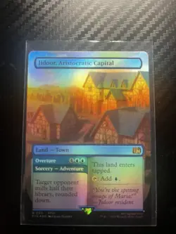 MTG Jidoor Aristocratic Capital Final Fantasy 0311 Blue Borderless Foil 2023 - Image 1