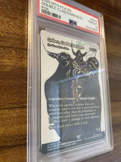 MTG✨GOLBEZ, CLAD IN DARKNESS (Syr Konrad,The Grim) FOIL✨FCA FF: Ages PSA 10 - Image 3