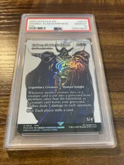 MTG✨GOLBEZ, CLAD IN DARKNESS (Syr Konrad,The Grim) FOIL✨FCA FF: Ages PSA 10 - Image 5