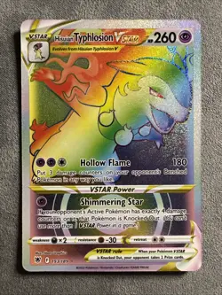 Pokemon Astral Radiance Hisuian Typhlosion VSTAR Rainbow Secret Rare 193/189 - Image 1