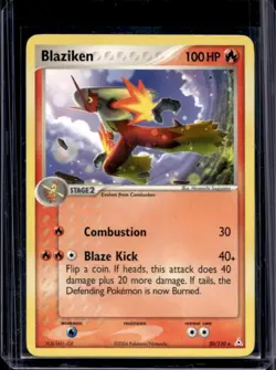 2006 Pokemon EX Holon Phantoms Blaziken #20/110 - Image 1