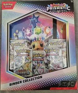 Pokemon TCG SV8.5 Prismatic Evolutions Binder Collection Box Factory Sealed - Image 1
