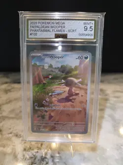 Pokemon AGS 9.5 Mint+ Whooper IR 102/094 Mega Evolution - Image 1