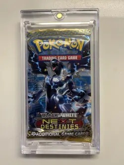 Pokemon TCG Next Destinies Black White Sealed Booster Pack Zekrom Artwork - Image 1