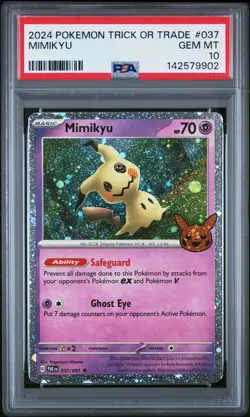 2024 POKEMON TRICK OR TRADE #037 MIMIKYU PSA 10 - Image 1