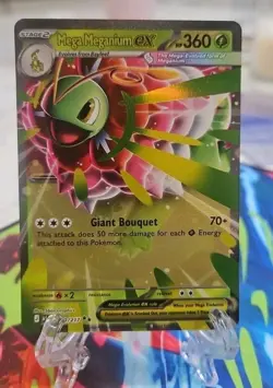 Pokemon MEGA MEGANIUM EX 010/217 - Ascended Heroes - ULTRA RARE HOLO - MINT (2) - Image 1