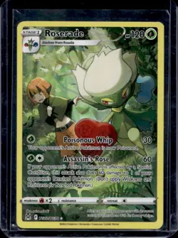 2022 Pokemon SWSH Lost Origin Roserade Trainer Gallery Full Art Holo #TG02/TG30 - Image 1