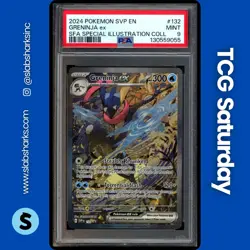 2023 POKEMON SV BLACK STAR PROMO - SVP EN #132 GRENINJA EX SIR COLLECTION PSA 9 - Image 1