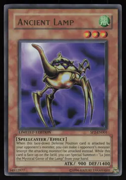Ancient Lamp SP2-EN001 Ultra Rare Yu-Gi-Oh - Image 1