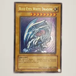 Konami Blue-Eyes White Dragon SDK-001 Kaiba Ultra Rare Holo Unlimited MP - Image 1