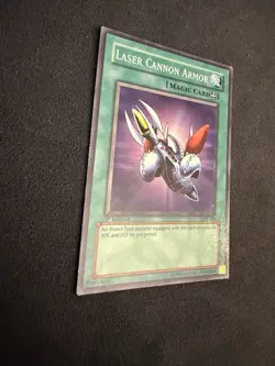 Yu-Gi-Oh! Laser Cannon Armor Spell-Equip LOB-089 1st Edition - Image 2