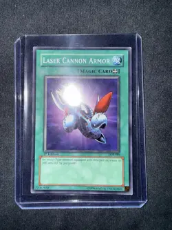 Yu-Gi-Oh! Laser Cannon Armor Spell-Equip LOB-089 1st Edition - Image 5