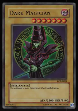 Dark Magician LOB-E003 Ultra Rare EURO Yu-Gi-Oh - Image 1