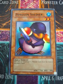 Yu-Gi-Oh! TCG Penguin Soldier SDJ-022 Super Rare Unlimited NM/LP - Image 1