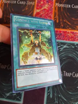Yu-Gi-Oh! Contact with Gusto HA05-EN056 Secret Rare 1st Edition Near Mint - Image 2