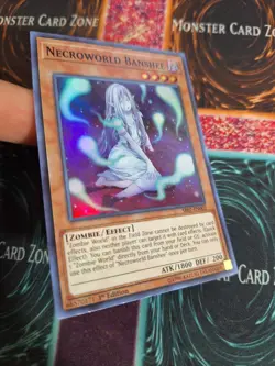 Yu-Gi-Oh! Necroworld Banshee SR07-EN002 Super Rare 1st Edition Near Mint - Image 2
