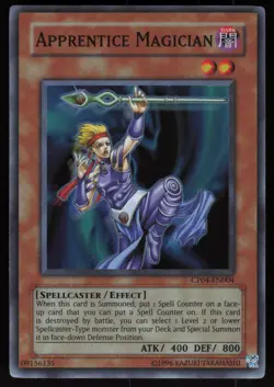 Apprentice Magician CP04-EN004 Super Rare Yu-Gi-Oh - Image 1