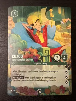 Kuzco - Temperamental Emperor Disney Lorcana Promo Card (DLPC) 8/C1 Nm - Image 1