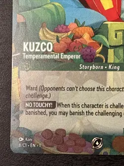 Kuzco - Temperamental Emperor Disney Lorcana Promo Card (DLPC) 8/C1 Nm - Image 5