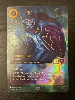 The Horned King - Wicked Ruler - Enchanted - Disney Lorcana - 226/204 Nm - Image 1