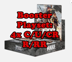 Weiss Schwarz Nikke Booster Playset 4x C/U/CR/R/RR Japanese COMPLETE, USA SHIP - Image 1