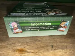 Weiss Schwarz Sword Art Online Trial Deck New & Sealed English Rare - Image 5