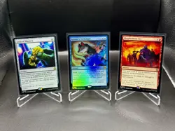 MTG Teenage Mutant Ninja Turtles Rare 3 Card Lot Foil & Regular - Image 1