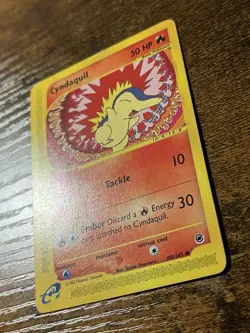 Cyndaquil 105/165 Expedition Non Holo Pokemon Card - Image 2