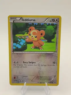 Teddiursa 75/101 Reverse Holo Plasma Blast Pokemon Card - Image 1