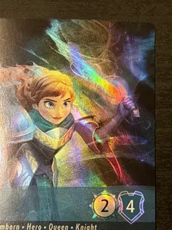 Disney Lorcana Enchanted Anna - True-Hearted Card 217/204 Ursula’s Return Set 4 - Image 3