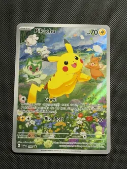 Pokemon Card TCG Pikachu SVP 088 Black Star Promo 88 Paldea Adventure Chest NM C - Image 1