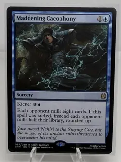 MTG Maddening Cacophony #67 Zendikar Rising Normal R NM Magic Card - Image 1