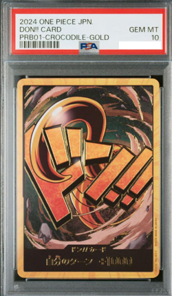 PSA10 Crocodile Don Card Parallel Don!! PRB-01 One Piece Card Japanese - Image 1