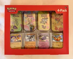 Sam's Club 151 (4 Mini Tins + 4 Promo Cards Bundle) - SV: Scarlet & Violet 151 ( - Image 1