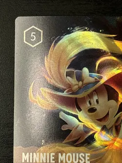 Disney Lorcana Musketeer Champion Minnie Mouse Card Enchanted 206/204 Foil - Image 2