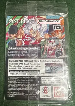 Bandai Namco One Piece Card Game Monkey.D.Luffy US Voyage Promo Holo P-055 - Image 2