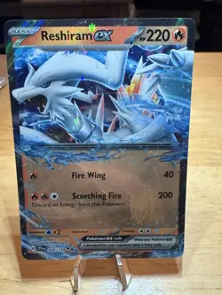 Pokemon TCG Reshiram EX Double Rare Card 030/159 Journey Together - Image 1