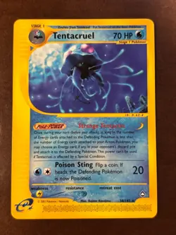 Tentacruel 038/147 Aquapolis Regular Vintage Pokemon Card - Image 1
