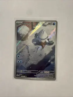 Snover Illustration Rare 140/132 Mega Evolution Pokemon TCG Near Mint Card NM - Image 1