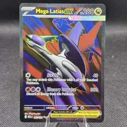 Pokemon Mega Latias EX Full Art Ultra Rare Holo Card 163/132 MEGN - Image 1